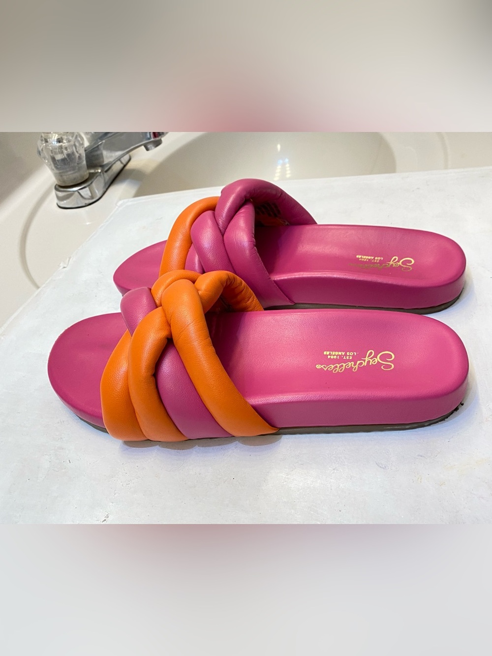 Seychelles Slide Sandals, beautiful clean with perfect bottom, Size 8, leather - Picture 8 of 10